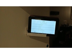 phone tablet wall articulating cradle 3d print model - Mito3D