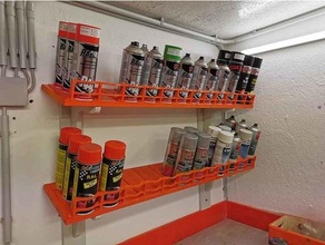 bbm paint storage screwing shelf 3d print model - Mito3D