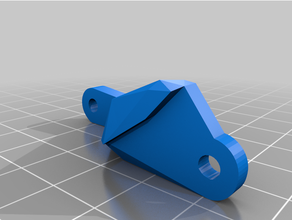 sidewinder x1 filament sensor angled bracket 3d print model - Mito3D