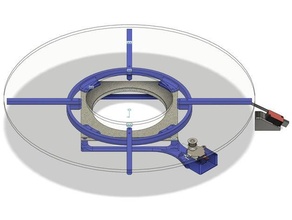 motorisé paresseux Susan filage Plate forme gt2 tournant 3d print model - Mito3D