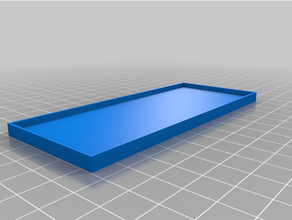 segmenté boîte risque planche Jeu armées espace rangement 3d print model - Mito3D