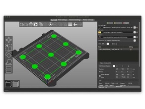 paramétrico cama nivel prueba arrasamiento 3d print model - Mito3D