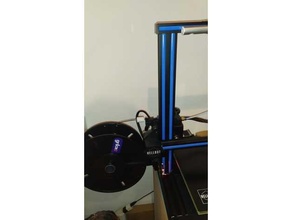 Magna 1 adaptador bobina filamento carretel suporte geeetech a10 rapaz inferno 3d print model - Mito3D