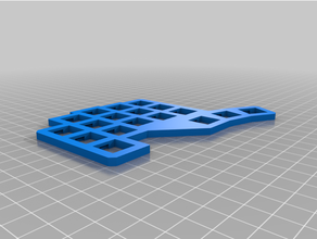 akufu36 ver15 original mechanical keyboard case & plate 3d print model - Mito3D
