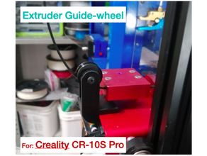 cr10s pro extrusora roda guia 3d print model - Mito3D