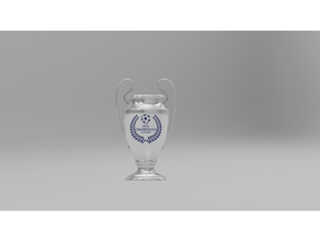 champions league cup trophy 3d print model - Mito3D