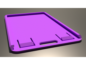 tarjeta cargador indefenso Insignia soporte oficina impresión sitio tesla 3d print model - Mito3D