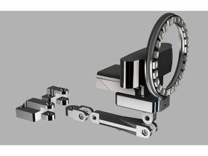 yeniden düzenleme kamera kol standart tripod binmek 3d print model - Mito3D