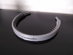hairband 10 fashion hair hairbands 3d print model - Mito3D