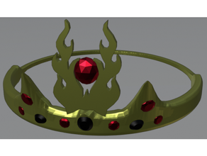 corona Fuoco oscuro dungeon draghi 3d print model - Mito3D