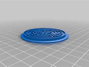 Westworld Labirinto modular logotipo inserir 3d print model - Mito3D