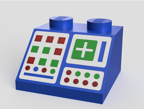 Lego mattone pendenza 3d print model - Mito3D