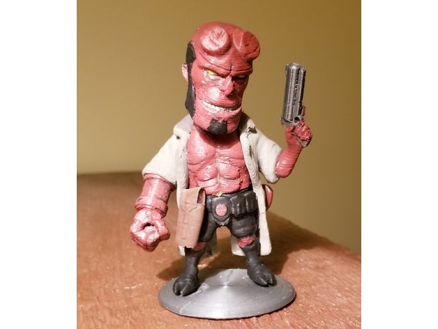 hellboy bobblehead bprd bande dessinée 3D print model - Mito3D