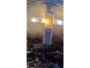 led holder spike garden lighting 3d print model - Mito3D