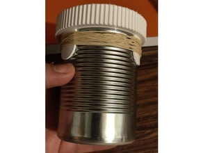 couvercle boite conservar lata suporte 3d print model - Mito3D