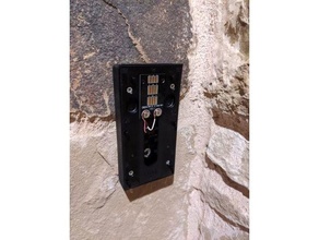 ring doorbell hole mount v1 3d print model - Mito3D