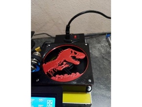 Jurassic park Hayranlar seslendirme 120mm 3d print model - Mito3D