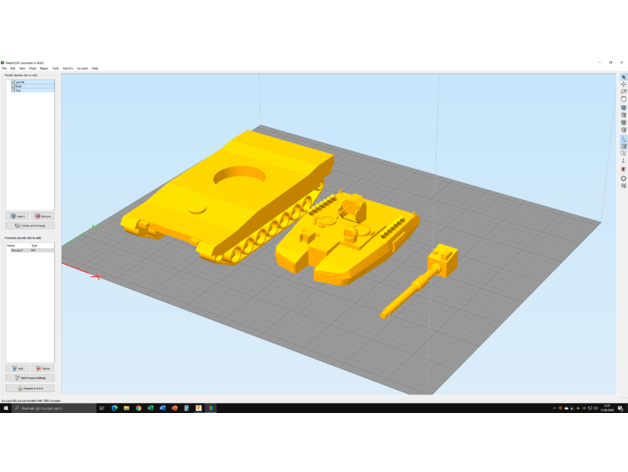 Türkisch altay Main Schlacht Panzer 3D print model - Mito3D