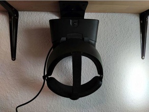 oculus rift shelf mount 3d print model - Mito3D