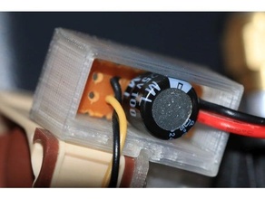monoprice selecionar mini v2 ventilador melhoria capacitor ombros mortalha 3d print model - Mito3D