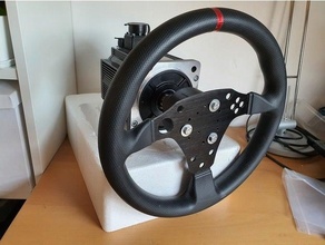 t500 wheel adapter clampset mige thrustmaster 3d print model - Mito3D