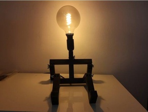 sad man lamp design ikea 3d print model - Mito3D