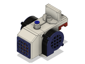 snow perforador 40mm am8 potenciar red carro e3d v6 lineal carril mgn12 x carriage 3d print model - Mito3D