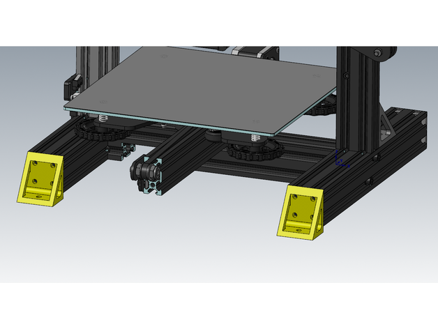 squadra refuerzo ender 3 pro 3D print model - Mito3D