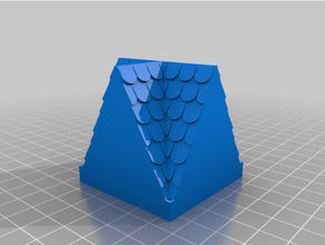 tejados 4x para exin castillos 3d print model - Mito3D