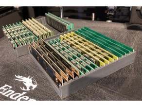 rétro bureau RAM supporter mijoter 30pin modules 3d print model - Mito3D