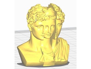 ufs 079 caos orbe masculino busto hembra figura camino exilio Transgénero 3d print model - Mito3D