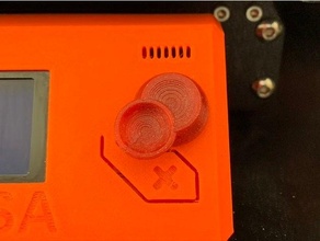 prusa exibição controle botão dedo 3d print model - Mito3D