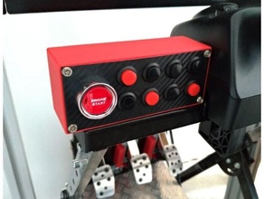 boite botão simracing g920 3d print model - Mito3D