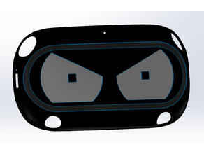 óculo búsqueda cubierta carcasa funda juerga 3d print model - Mito3D