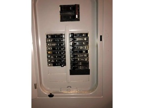 interruptor automático caja bloquear plato fusible soporte 3d print model - Mito3D