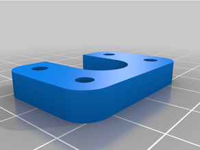 anycubic i3 Mega Bowden hotend Halten Teller montieren Ersatz 3d print model - Mito3D
