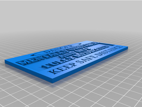 mentally unstable humor humorous signs 3d print model - Mito3D