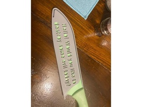 Carnicero cuchillo vaina 3d print model - Mito3D