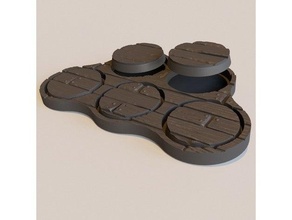 tavern base demo 28mm 32mm dnd miniature tiles 3d print model - Mito3D