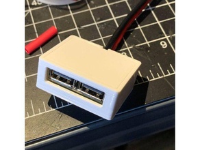 caso bainha Makerhawk USB dc bode regulador amateurradio rádio amador kd5qzg carregador 3d print model - Mito3D