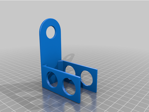semplice tubo flessibile titolare supporto acqua 3d print model - Mito3D