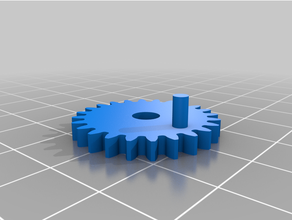 gear bed toy 1st fun rotate 3d print model - Mito3D