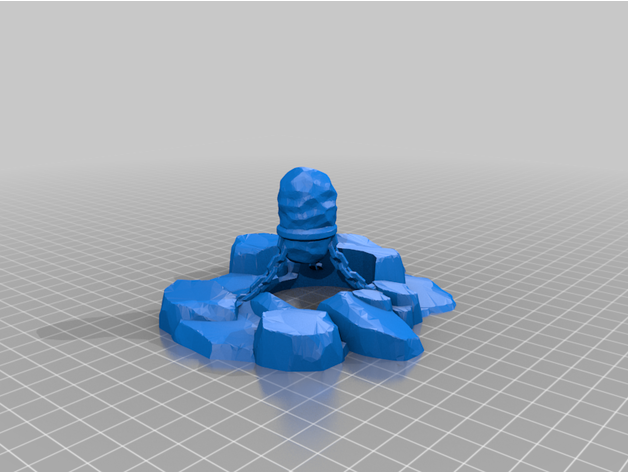 floating-rock-over-portal floating rock portal 3D print model - Mito3D