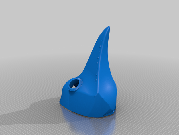 peste medico maschera 3D print model - Mito3D