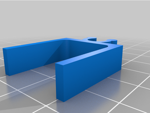 cable clip ikea boaxel shelf holder ikeahack 3d print model - Mito3D