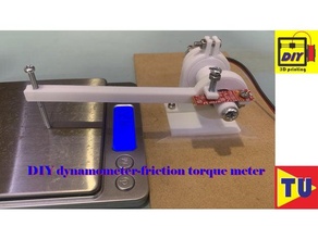 dinamómetro fricción esfuerzo torsión metro 3d print model - Mito3D