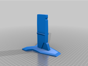 nerf talon mag display stand extra wide base 3d print model - Mito3D