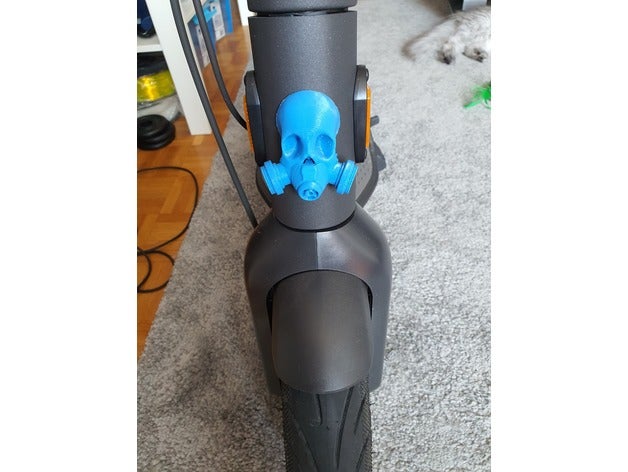 skull ninebot g30 max segway 3D print model - Mito3D