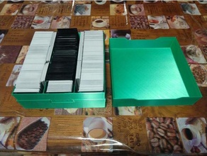 mtg card holder box big 3d print model - Mito3D