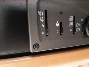 alde panel button switch camping caravan control slider 3d print model - Mito3D